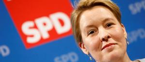 Obwohl sie als Parteirechte gilt, ist die die Hoffnungsträgerin der linken Berliner SPD: Franziska Giffey