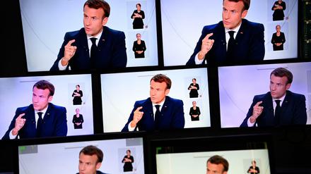 Das TV-Interview mit Staatschef Macron wurde von rund 20 Millionen Franzosen verfolgt.