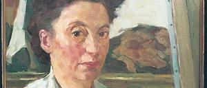 Späte Erinnerung. Lotte Lasersteins „Selbstporträt vor ,Abend über Potsdam’“ entstand 1950 im Exil.