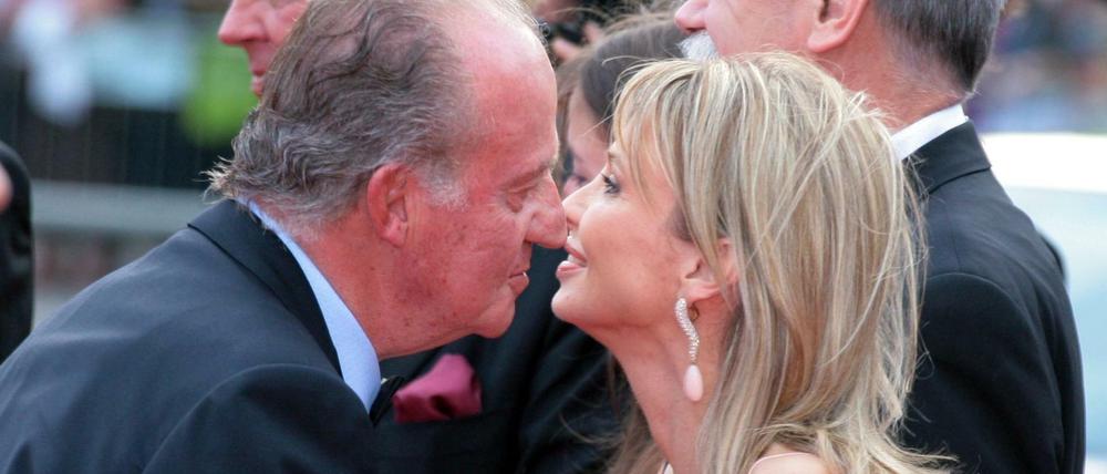 König Juan Carlos und Corinna zu Sayn-Wittgenstein.