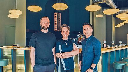 Pioniere des feinen Frühstücks: Lukas Mann, Maximiliane Wetzel und Martin Pöller (links).
