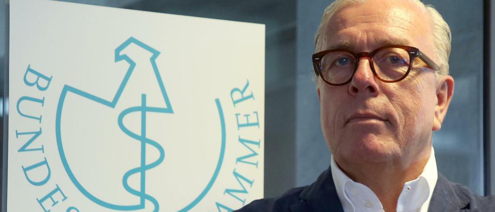 Erachtet die aktuellen Kontaktbeschränkungen in Deutschland als sinnvoll: Chef der Bundesärztekammer Klaus Reinhardt