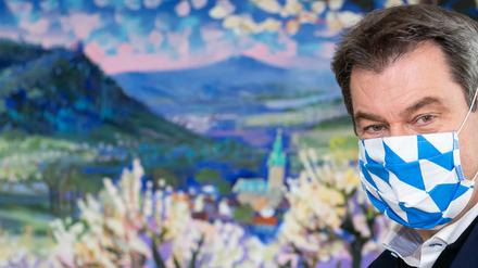 Verhängte den ersten neuen Lockdown: Bayerns Ministerpräsident Markus Söder.