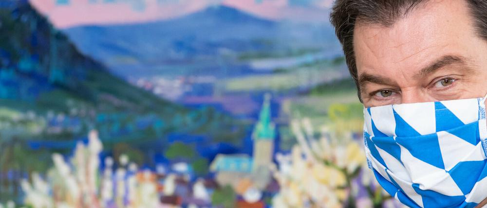 Verhängte den ersten neuen Lockdown: Bayerns Ministerpräsident Markus Söder.