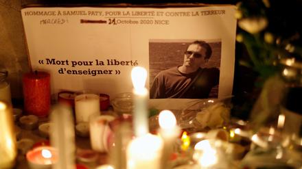 Homage an Samuel Paty. 
