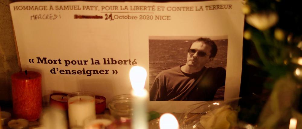 Homage an Samuel Paty. 