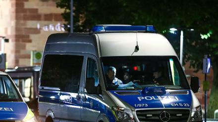 Polizei im Einsatz.