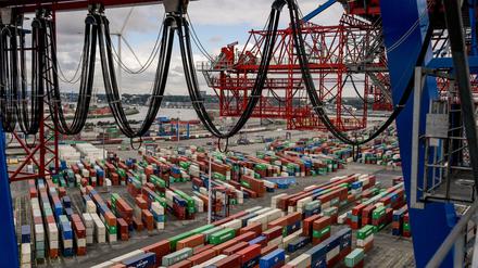 Die Marktmacht der EU-Staaten ist gewaltig, das könnte die Union politisch besser nutzen, meint SWP-Chef Volker Perthes (Archivfoto vom Hamburger Hafen).