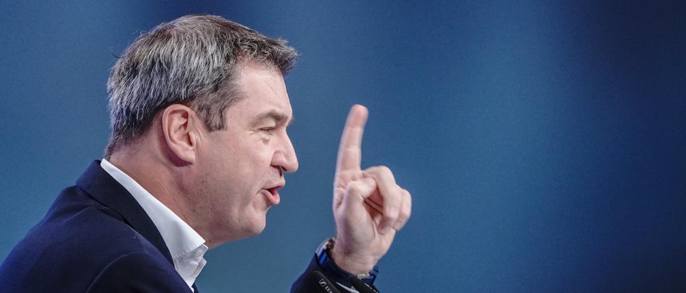 Der bayerische Ministerpräsident und CSU-Chef Markus Söder.