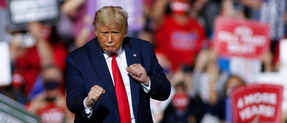 Donald Trump in Gastonia, North Carolina. 