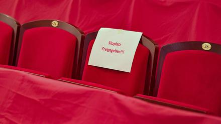 Sitzplatz frei. Theater in Cottbus.