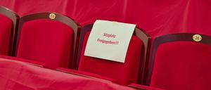 Sitzplatz frei. Theater in Cottbus.