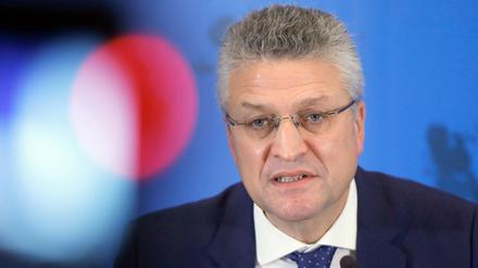 RKI-Chef Lothar Wieler mahnte am Donnerstag abermals eindringlich.