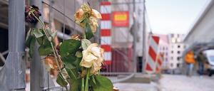 Am Tatort: In der Dresdner Schlossstraße geschah das Verbrechen. 