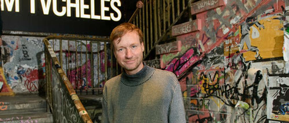 Der ehemalige Kulturstaatssekretär Tim Renner bei der Filmlounge im Tacheles.