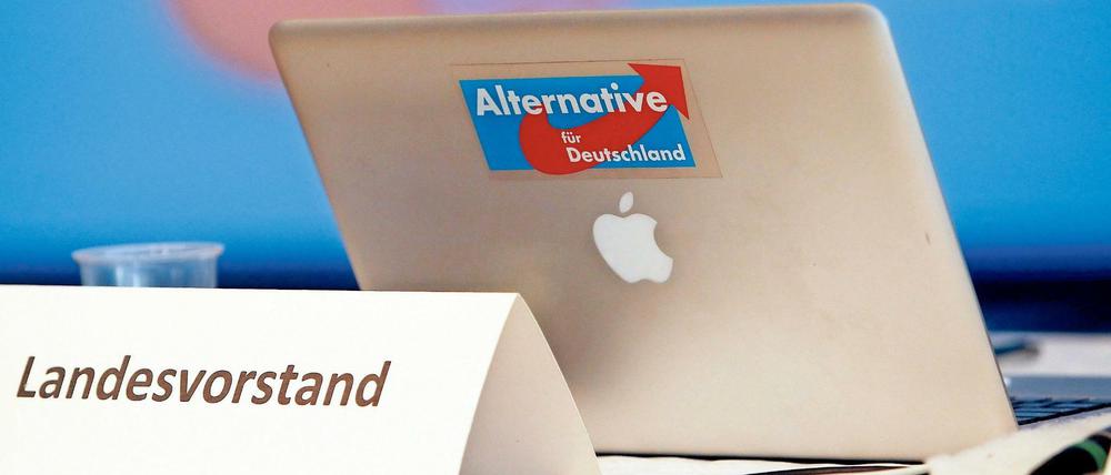 Ausgebremst von einer fehlenden Genehmigung. Die Berliner AfD trifft sich nicht an diesem Wochenende.