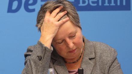 Bausenatroin Katrin Lompscher ist Anfang August zurück getreten.