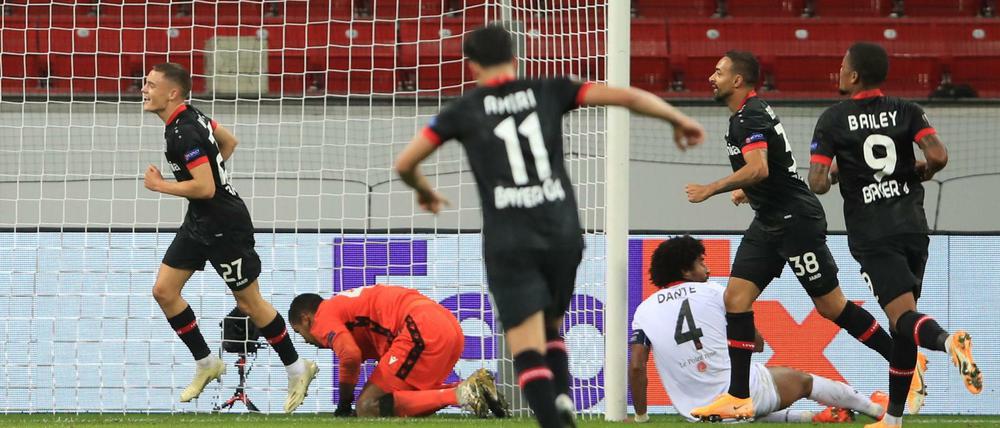 Start nach Maß: Bayer Leverkusen schoss gegen Nizza gleich sechs Tore.