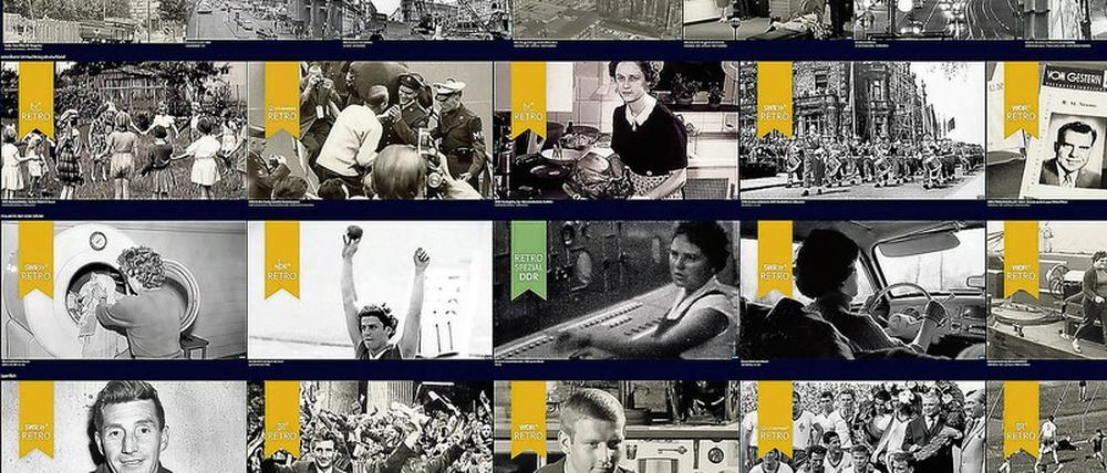 Unter dem Label „ARD Retro“ stehen in einem ersten Schritt bereits 7000 Clips in der ARD-Mediathek.