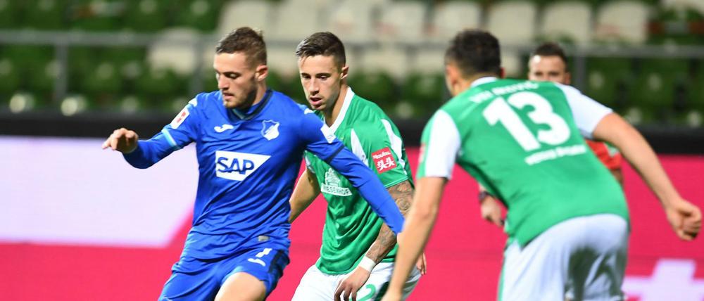 Enges Duell. Werder und Hoffenheim trennten sich 1:1. 