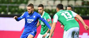 Enges Duell. Werder und Hoffenheim trennten sich 1:1. 