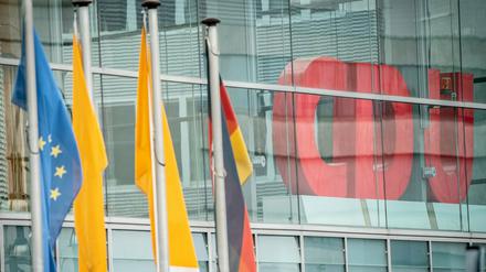 Die Zentrale der CDU, das Konrad-Adenauer-Haus, in Berlin.