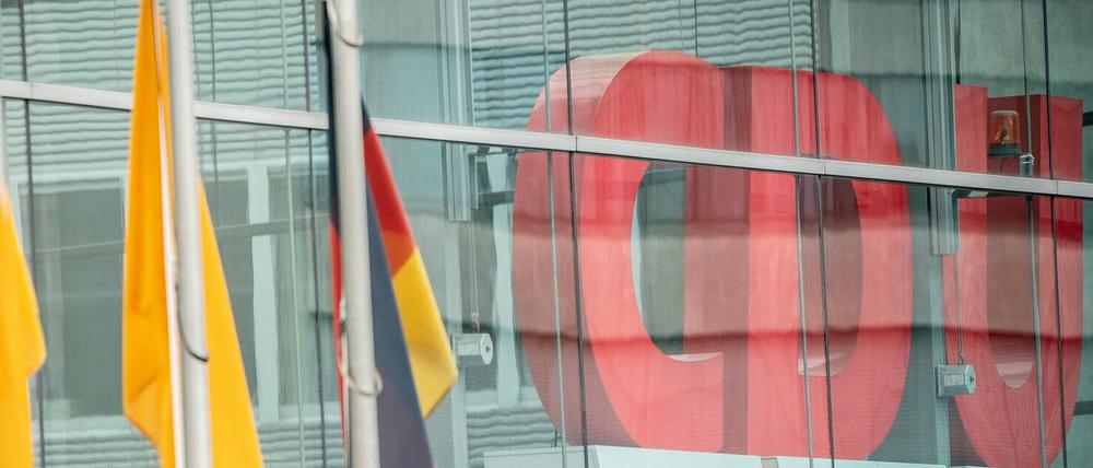 Die Zentrale der CDU, das Konrad-Adenauer-Haus, in Berlin.