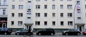 Schon Anfang 2019 gab es Proteste an der Habersaathstraße. Damals ging es darum, dass der Besitzer das Haus entmieten lassen wollte. 