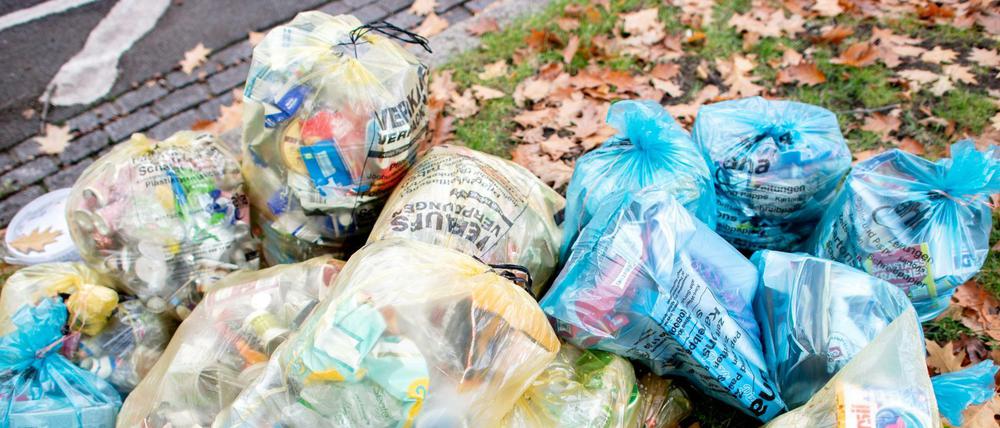 Pro Kopf fallen durchschnittlich 227,5 Kilogramm Verpackungsabfall an. 