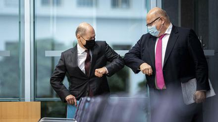 Finden ihr neues Hilfspaket gut: Olaf Scholz (l.) und Peter Altmaier.