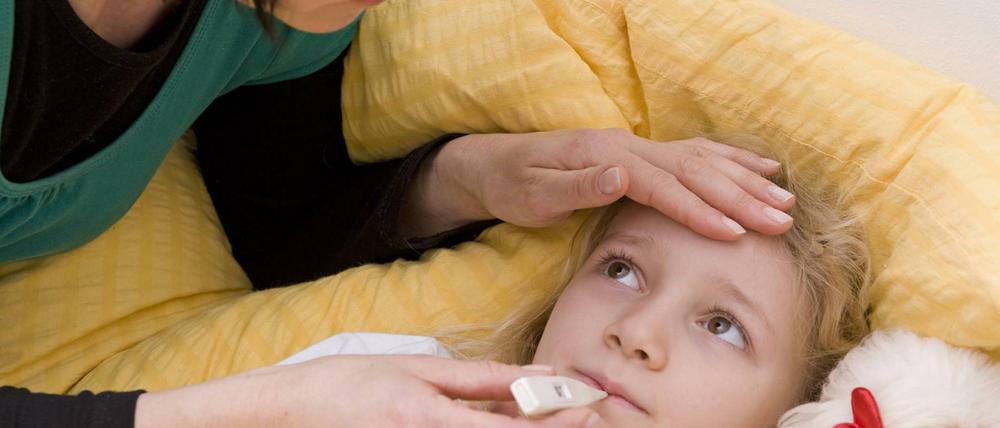 Oft schwierig für Arbeitnehmer: Kranke Kinder müssen betreut werden.