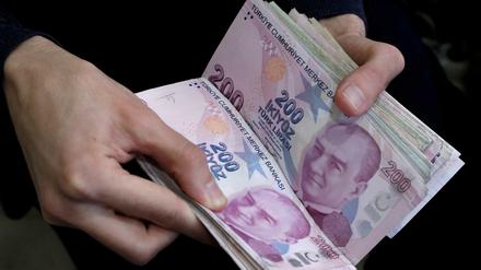 Unter Druck: Die türkische Lira hatte schon mal bessere Zeiten gesehen.