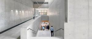 1. Preis: Die James-Simon-Galerie (David Chipperfield Architects Berlin). Die Jury würdigte hier eine Architektur, die – mit wenigen Kompromissen gebaut und durchdachten Details versehen – ein Gefühl der Zeitlosigkeit vermittelt. 