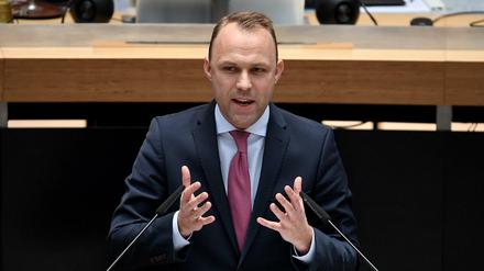 Sebastian Czaja, Fraktionsvorsitzender der Berliner FDP. 