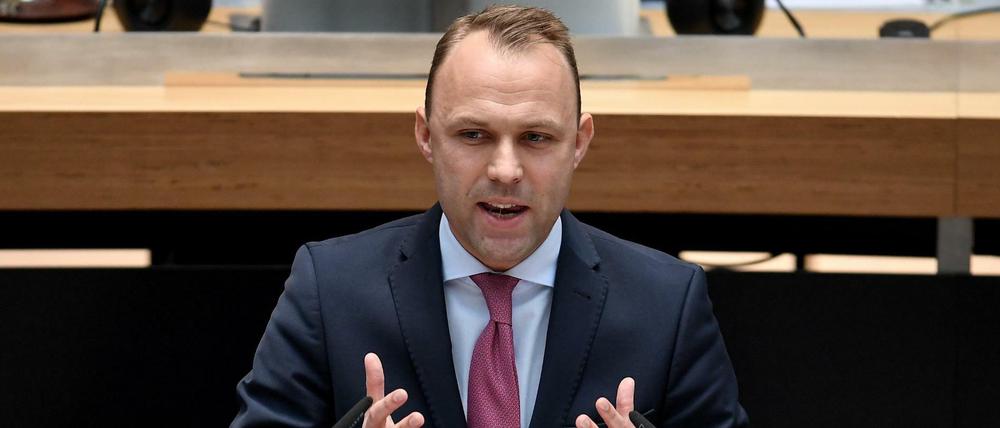 Sebastian Czaja, Fraktionsvorsitzender der Berliner FDP. 