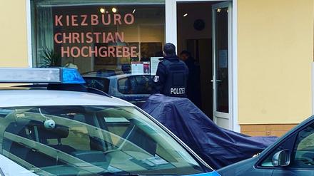 Das Kiezbüro des SPD-Abgeordneten Christian Hochgrebe in Charlottenburg.