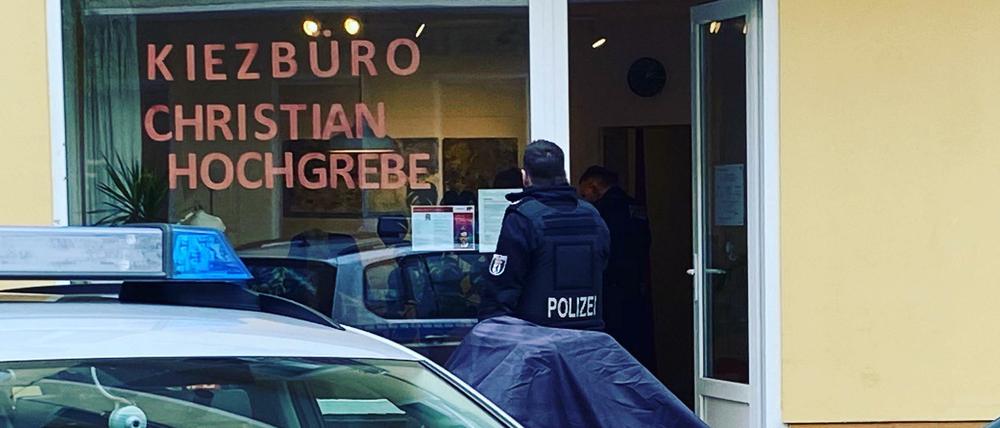 Das Kiezbüro des SPD-Abgeordneten Christian Hochgrebe in Charlottenburg.