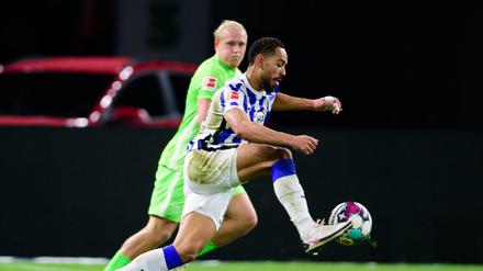 Matheus Cunha (vorne) brachte Hertha früh in Führung.