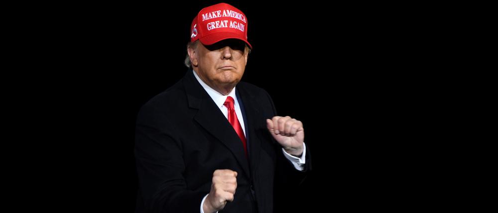 US-Präsident Donald Trump im Wahlkampf in Rome, Georgia