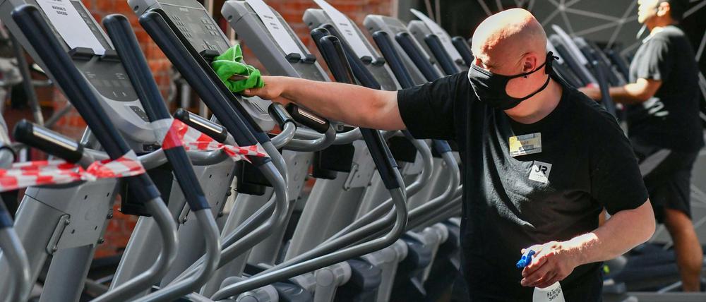 Trotz Hygieneplänen: Fitnessstudios müssen schließen. 