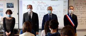 Wie in Frankreich wurde auch in Kreuzberg am Montag des getöteten Lehrers gedacht.