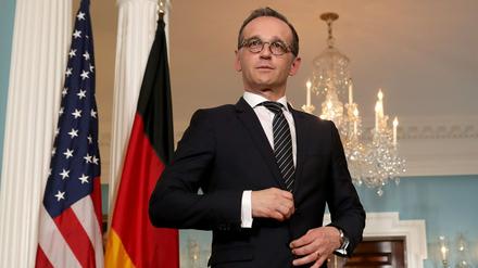 Hat nicht nur gute Erfahrungen mit US-Präsidenten gemacht: Heiko Maas in Washington - hier im Mai 2018.