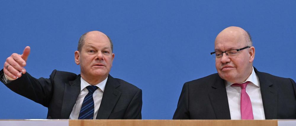 Im Frühjahr präsentierten Olaf Scholz (l.) und Peter Altmaier ein historisch großes Corona-Rettungspaket.