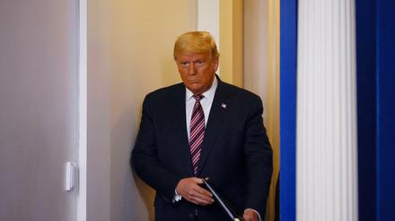 Donald Trump sprach in seiner Pressekonferenz im Weißen Haus von Wahlbetrug - ohne jeglichen Anhaltspunkt. 