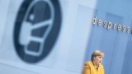 Bundeskanzlerin Merkel muss in der Coronakrise immer wieder an den Bürgersinn appellieren. 