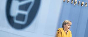 Bundeskanzlerin Merkel muss in der Coronakrise immer wieder an den Bürgersinn appellieren. 