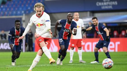 Emil Forsberg traf per Elfmeter zum 2:1.