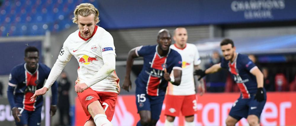 Emil Forsberg traf per Elfmeter zum 2:1.