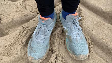 So sieht das aus. Diese Schuhe kaufte unsere Autorin.