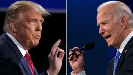 Der eine gibt sich kämpferisch, der andere optimistisch und versöhnlich: Trump und Biden treten unterschiedlich auf Twitter auf.